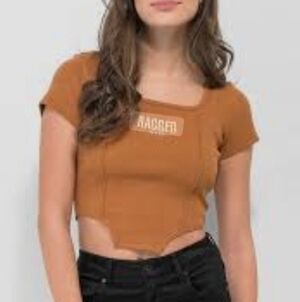 Ragged cropped top